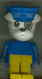 LEGO fab2c Fabuland Figure Bulldog 3 with Police Hat