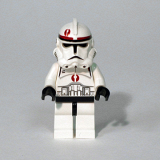 LEGO sw130 Clone Trooper Ep.3, Dark Red Markings